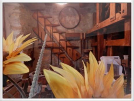 particolare all'interno del museo "Casa di Abramo"